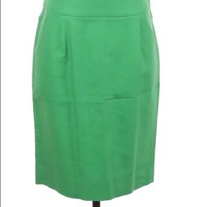 J.Crew Grass Green No. 2 Pencil Skirt
